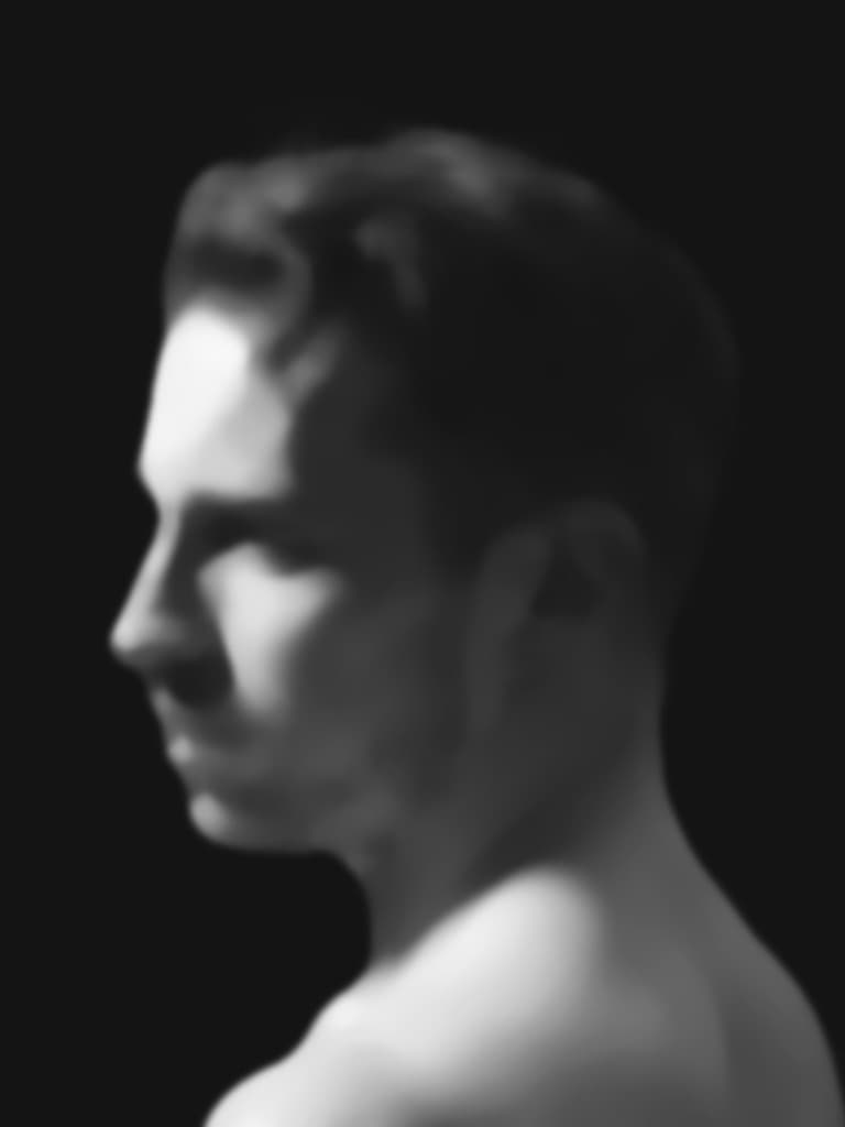 Portrait reference — Squint tool applied